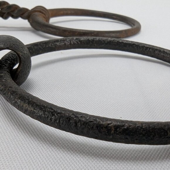 Vintage Rustic Horse Bits Western Decor Lot of 2 Brindle Primitive Home Barn - Picture 9 of 9